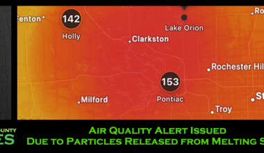 Air Quality Alert Issued Due to Particles Released from Melting Snow