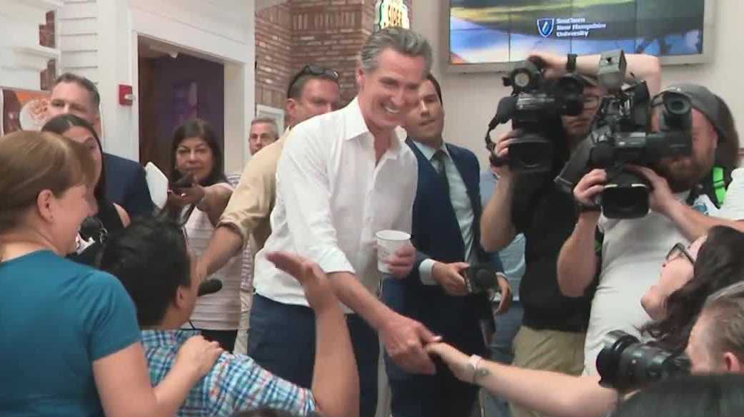 California Gov. Newsom plans visit to New Hampshire