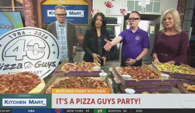 Pizza Guys is celebrating 40 years and it's a party in studio!