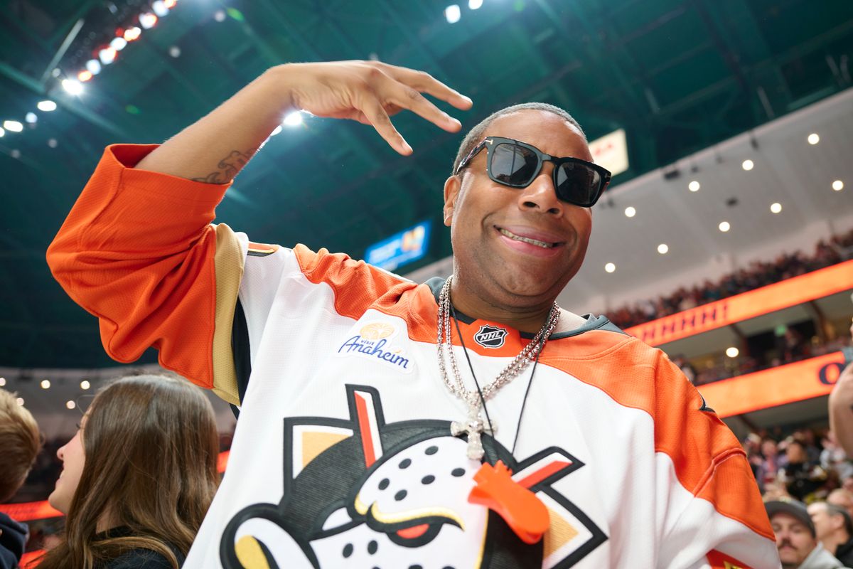 KeenanThompson celebrates goal 3 with the Anaheim Ducks against Las Vegas Golden Knights February 1st, 2026 in Anaheim California. KeenanThompson celebrates goal 3 with the Anaheim Ducks against Las Vegas Golden Knights February 1st, 2026 in Anaheim California.