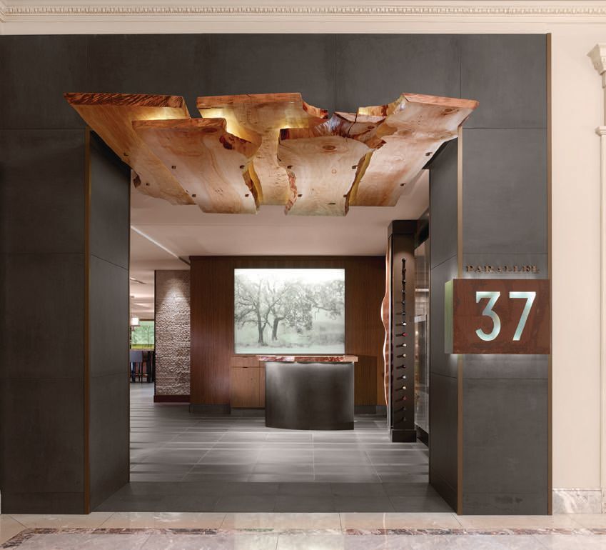 The entry to Parallel 37 PHOTO COURTESY OF BRAND