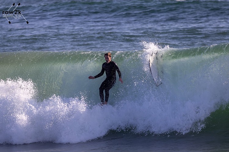 Over the falls at Seal Beach Pier