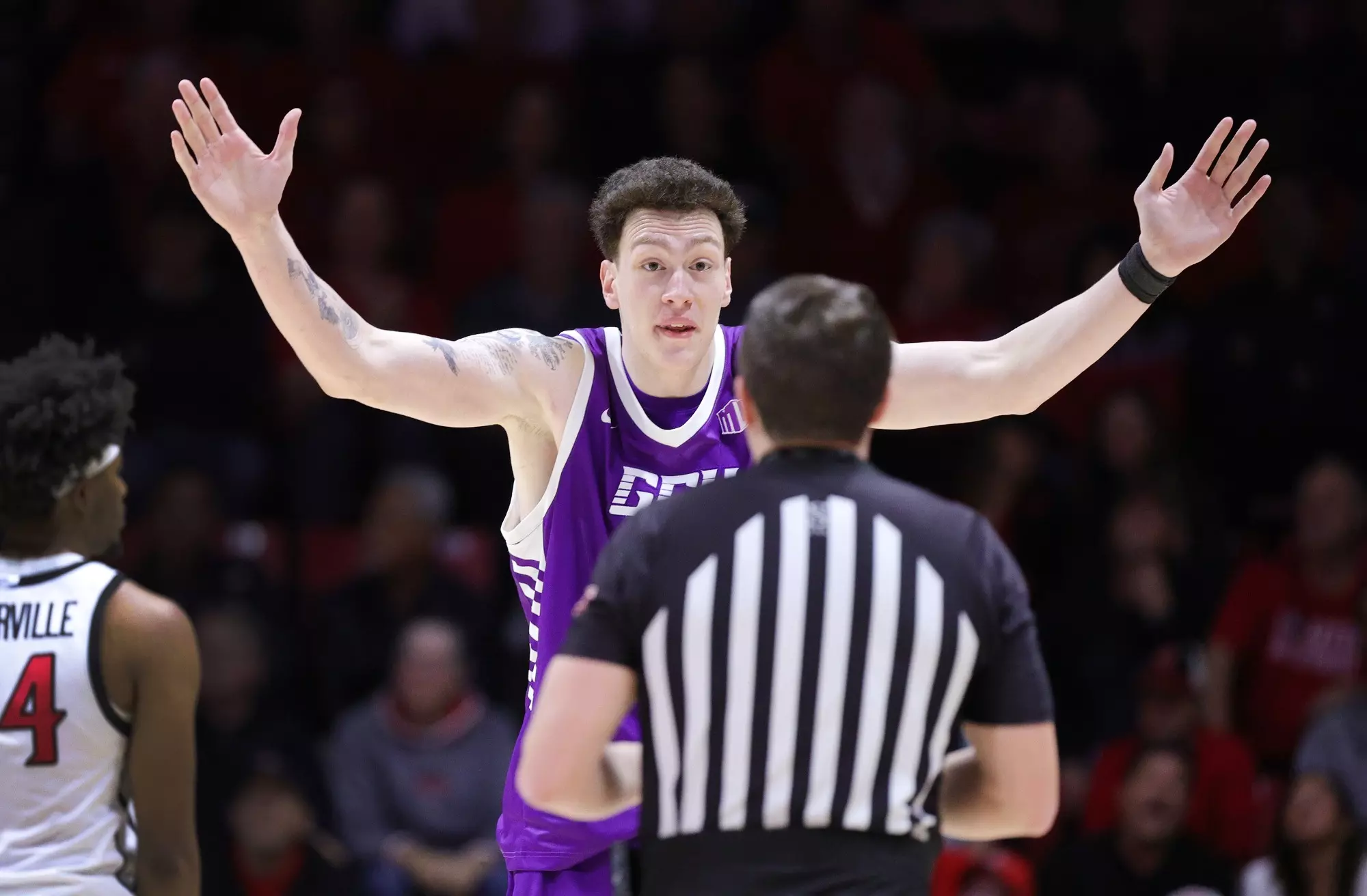 San Diego, CA Feb.17, 2026: Then Lopes top San Diego State 73-63 at Viejas Arena in San Diego, CA. David Kadlubowski/GCU
