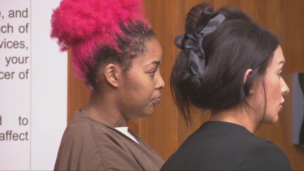 Gjadah Renay, accused of stabbing another woman after an argument inside a downtown Bakersfield bar, pleaded not guilty in court Tuesday afternoon. PHOTO: KBAK/KBFX