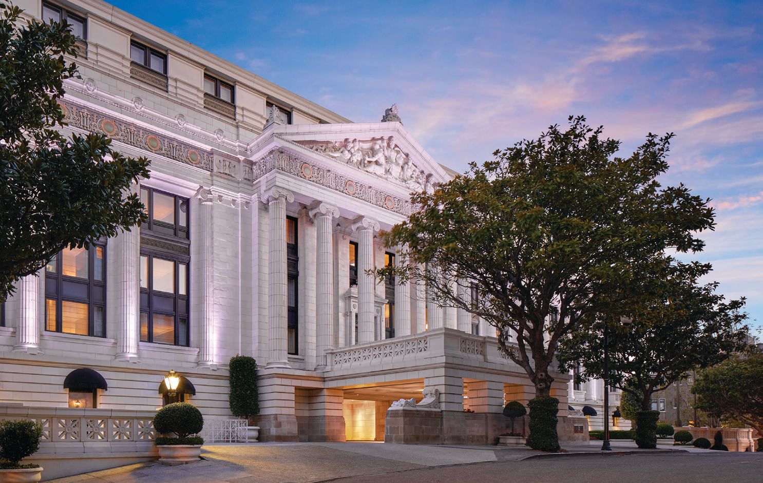 The gorgeous and historic exterior of The Ritz-Carlton San Francisco PHOTO COURTESY OF BRAND
