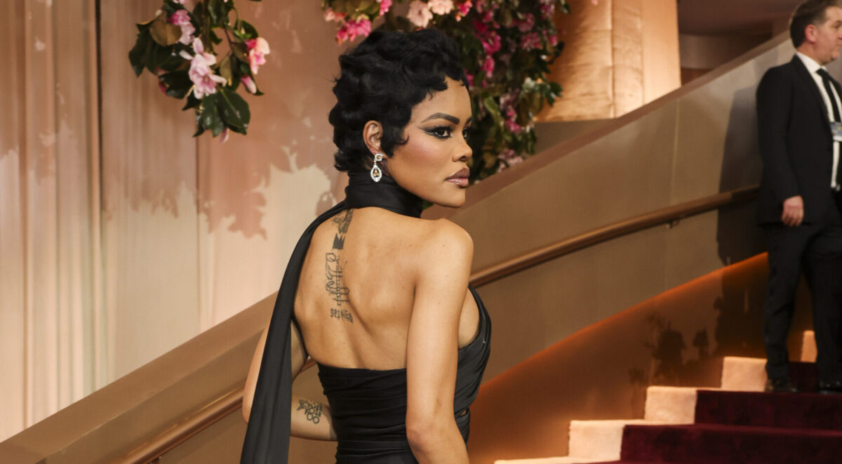 Teyana Taylor arrives at the 83RD ANNUAL GOLDEN GLOBES®,