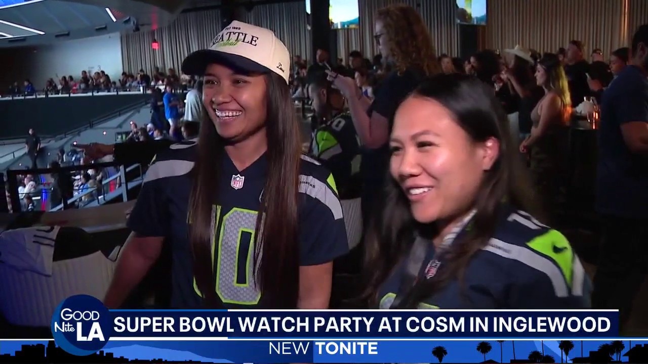12s in LA celebrate Seahawks Super Bowl win