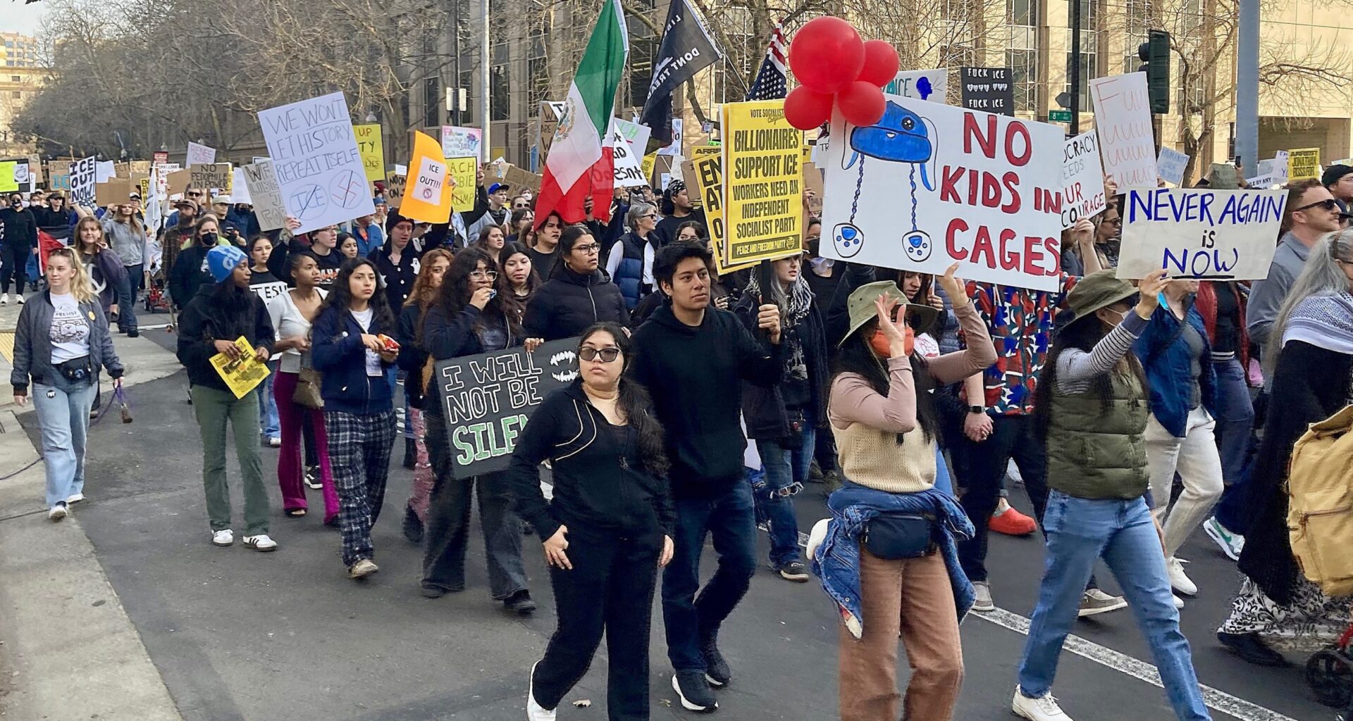 Despite alleged attack from counter-demonstrators in mid-January, last weekend’s ICE protests in Sacramento were energetic but peaceful • Sacramento News & Review
