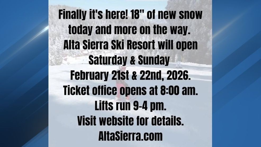 Photo: Alta Sierra Ski Resort (Facebook)