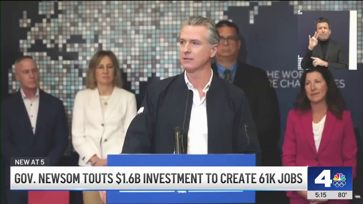 Governor Newsom in Orange County for ‘California Jobs First’ tour – NBC Los Angeles