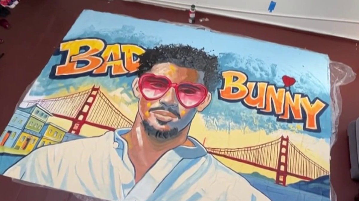 Oakland artist creates Bad Bunny artwork for the Super Bowl – NBC Bay Area
