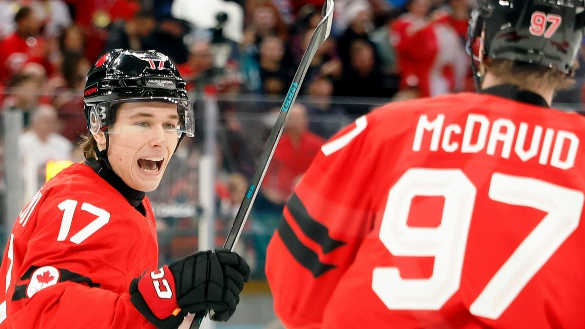 Watch Celebrini’s goal and two assists help lead Canada to an overtime win – NBC Bay Area