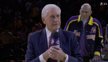 Los Angeles Lakers honor coach Pat Riley with statue, halftime ceremony – NBC Los Angeles