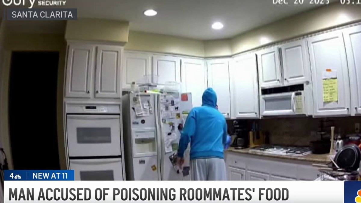 Santa Clarita man arrested for allegedly poisoning roommates’ food – NBC Los Angeles