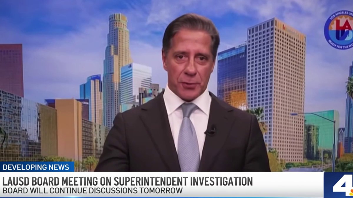 LAUSD Board meeting on superintendent investigation to resume Friday – NBC Los Angeles