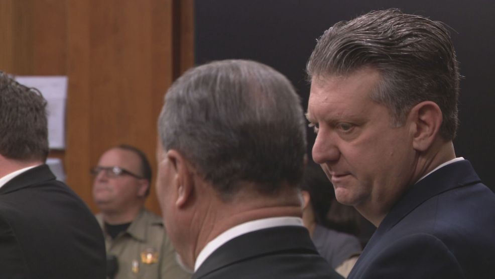 Former Kern County Supervisor Zack Scrivner went to the courthouse for his felony arraignment Friday afternoon after he was faced with child abuse and gun charges. PHOTO: KBAK/KBFX