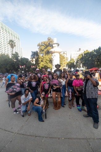 The Nights in the Valley performance team at Cesar Chavez Park in downtown Sacramento. Courtesy of Nights in the Valley