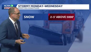 Tracking rain, snow and wind arriving in Northern California