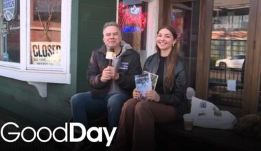 Cody is with author Rachel L. Ertass, learning more about her Sacramento-based mystery novel