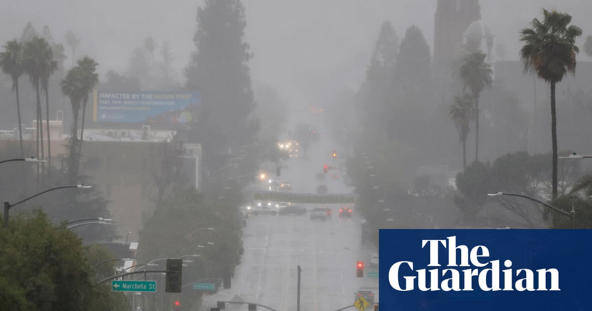 Winter storm brings ‘very heavy’ snow and more rain to California | California