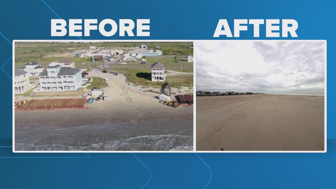 Galveston's Hershey Beach transformed after months-long closure for restoration project