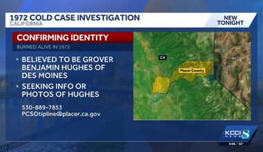 Placer County investigators link 1972 killing to Des Moines man