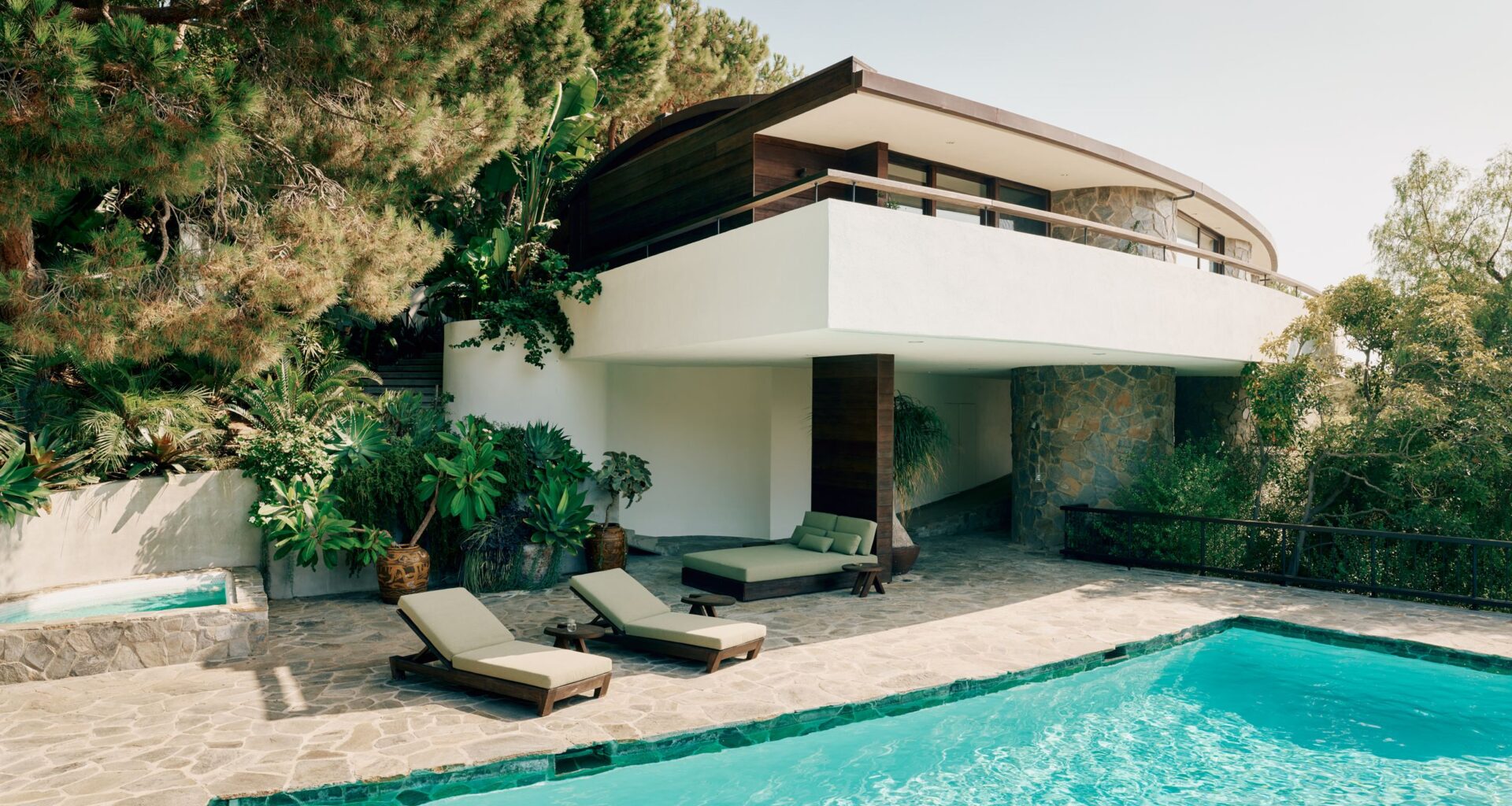 Step inside Lautner’s Castle, a renovated home in California