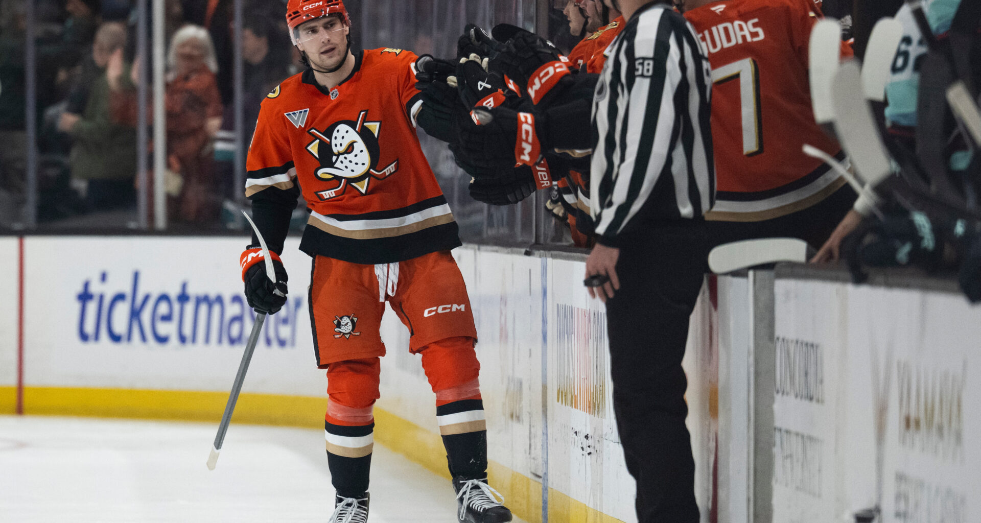Gauthier gets 25th goal and surging Ducks beat Kraken 4-2 to move closer to Pacific Division lead