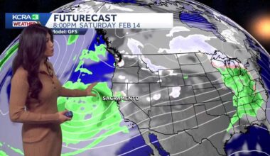 Mild Sunday with evening sprinkles possible