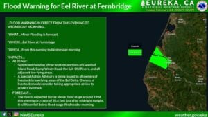 eel river flooding infographic
