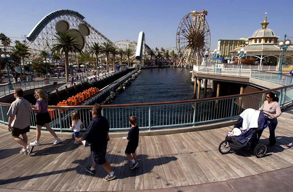 Paradise Pier at California Adventure in 2002.