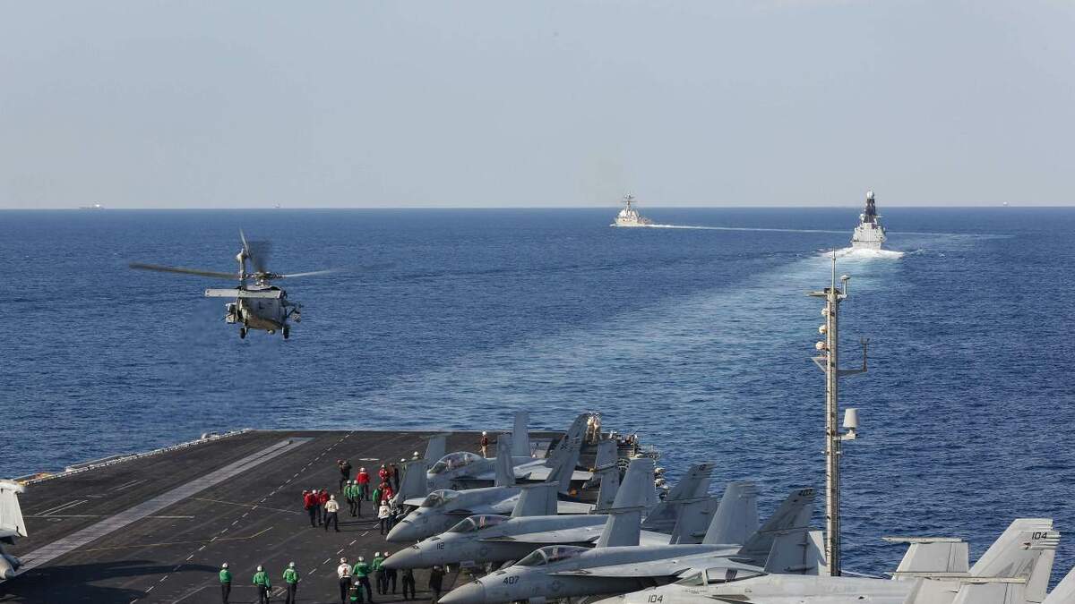 San Diego-Based Aircraft Carrier Faces Iranian Drone Threat