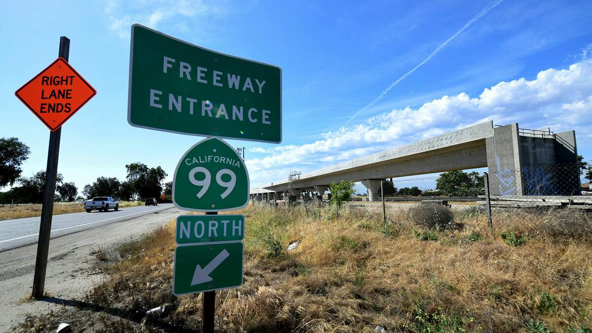 Fire Halts High-Speed Rail Construction at Fresno Overpass Site