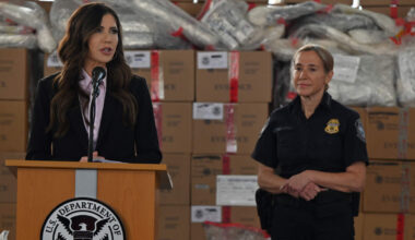 Noem Touts Border Security as Protesters Disrupt San Diego Visit