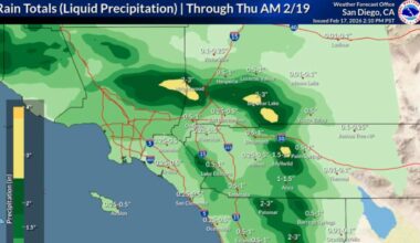 Second Storm Brings More Rain And Wind To San Diego | ROCK 105.3