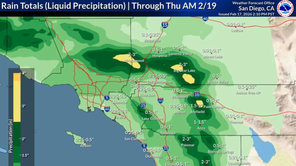 Second Storm Brings More Rain And Wind To San Diego | ROCK 105.3