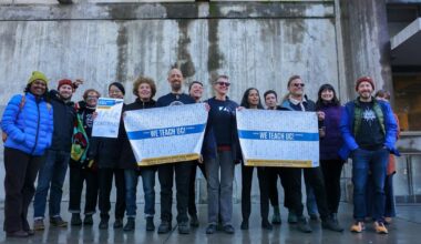 UC-AFT begins prebargaining with rally and bake sale | UC