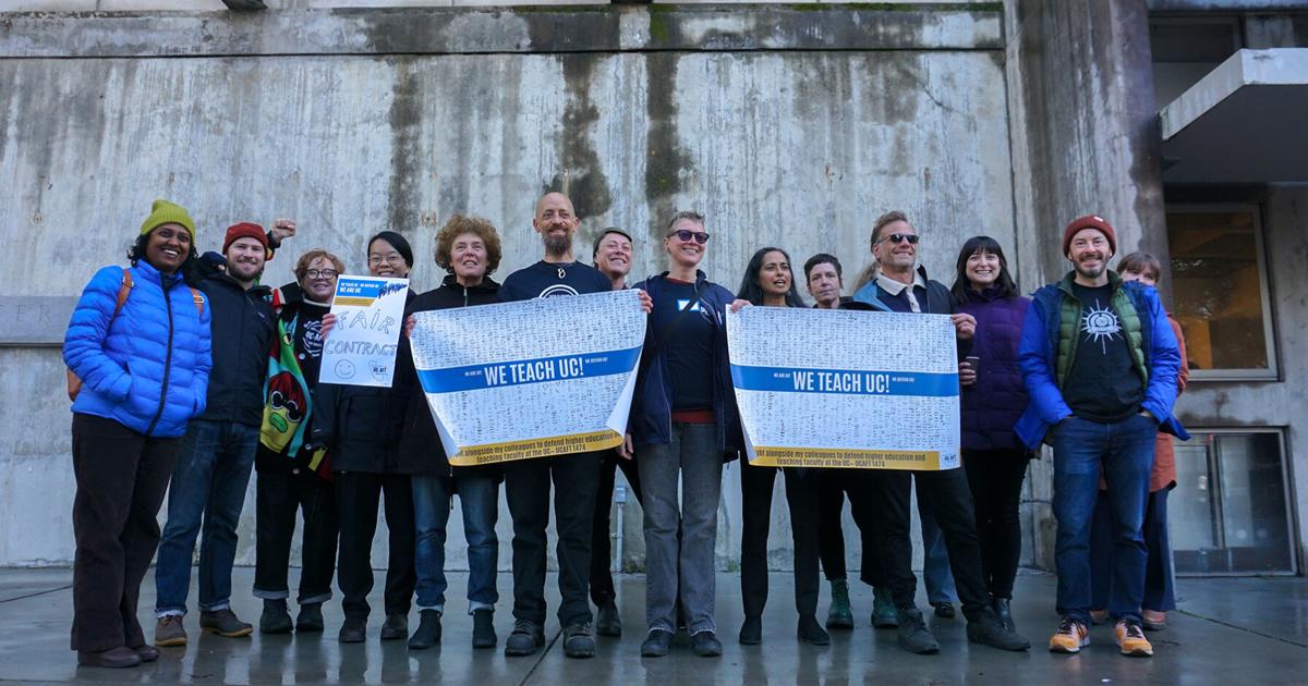 UC-AFT begins prebargaining with rally and bake sale | UC