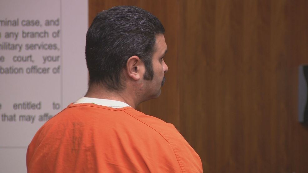 David Lopez Lilly, a man indicted for the alleged murder of a Kern High School District police chief in 2011, was in court Friday afternoon for his arraignment. PHOTO: KBAK/KBFX