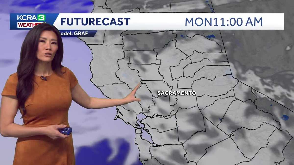 A breezy and cloudy Monday will mark the start of a stormier weather pattern