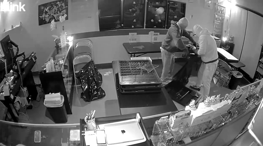 Police in Anaheim are searching for suspects .