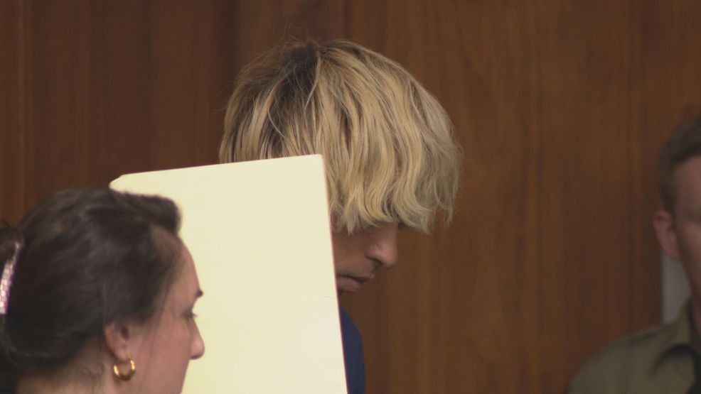 FILE: Jason Garibay in court on Wednesday, May 4, 2025. (KBAK/KBFX){p}{/p}