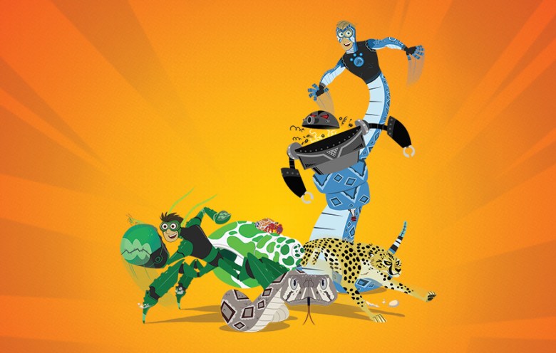 Cartoon image of characters from Wild Kratts