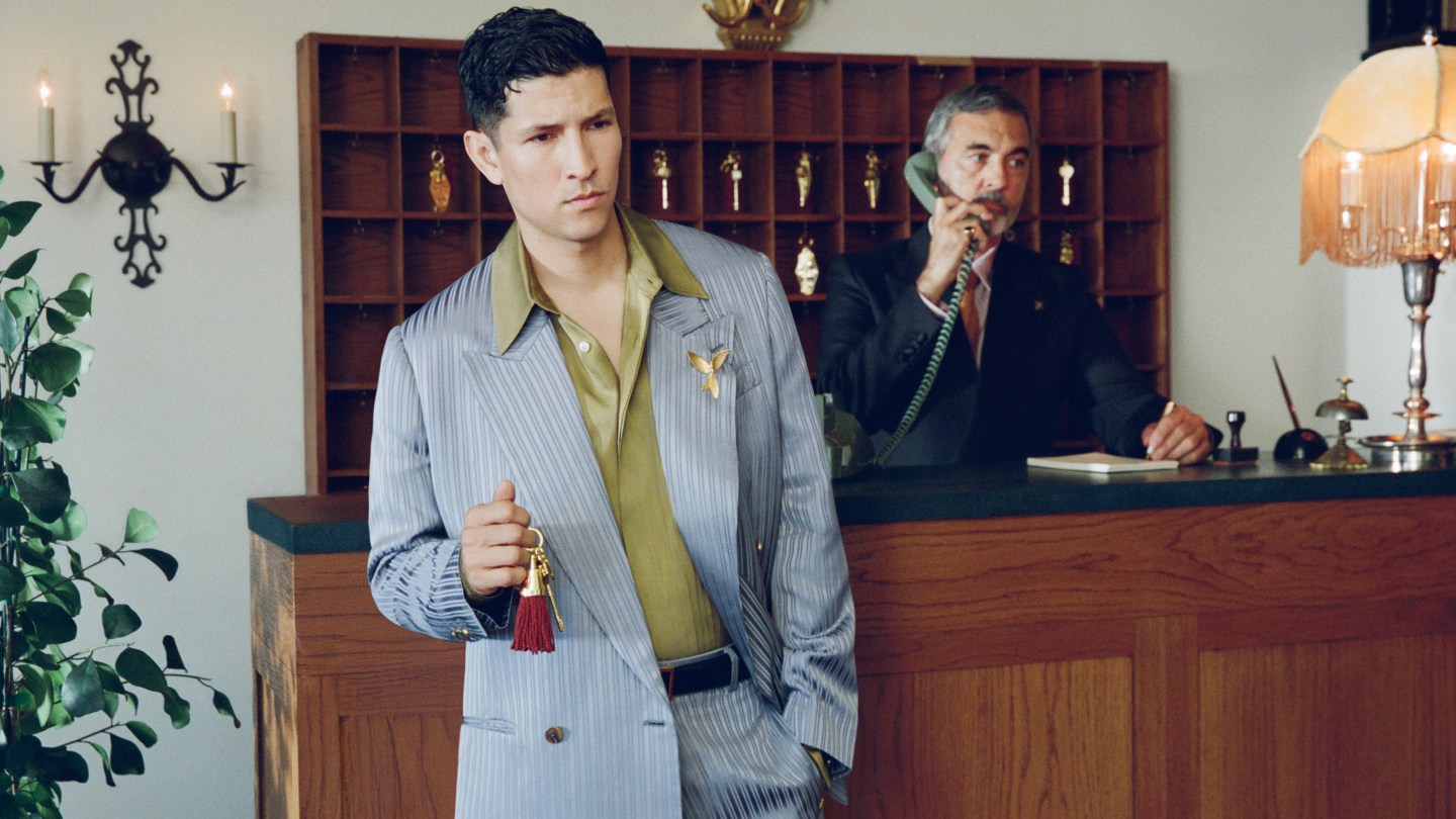 Danny Ramirez and Michael Imperioli Suit Up for Chateau Amiri Campaign