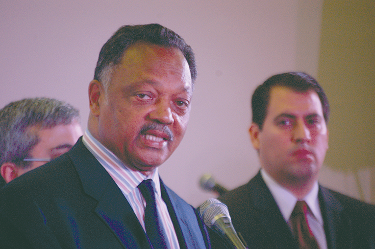 Vintage: Rev. Jesse Jackson fights for voting rights in L.A