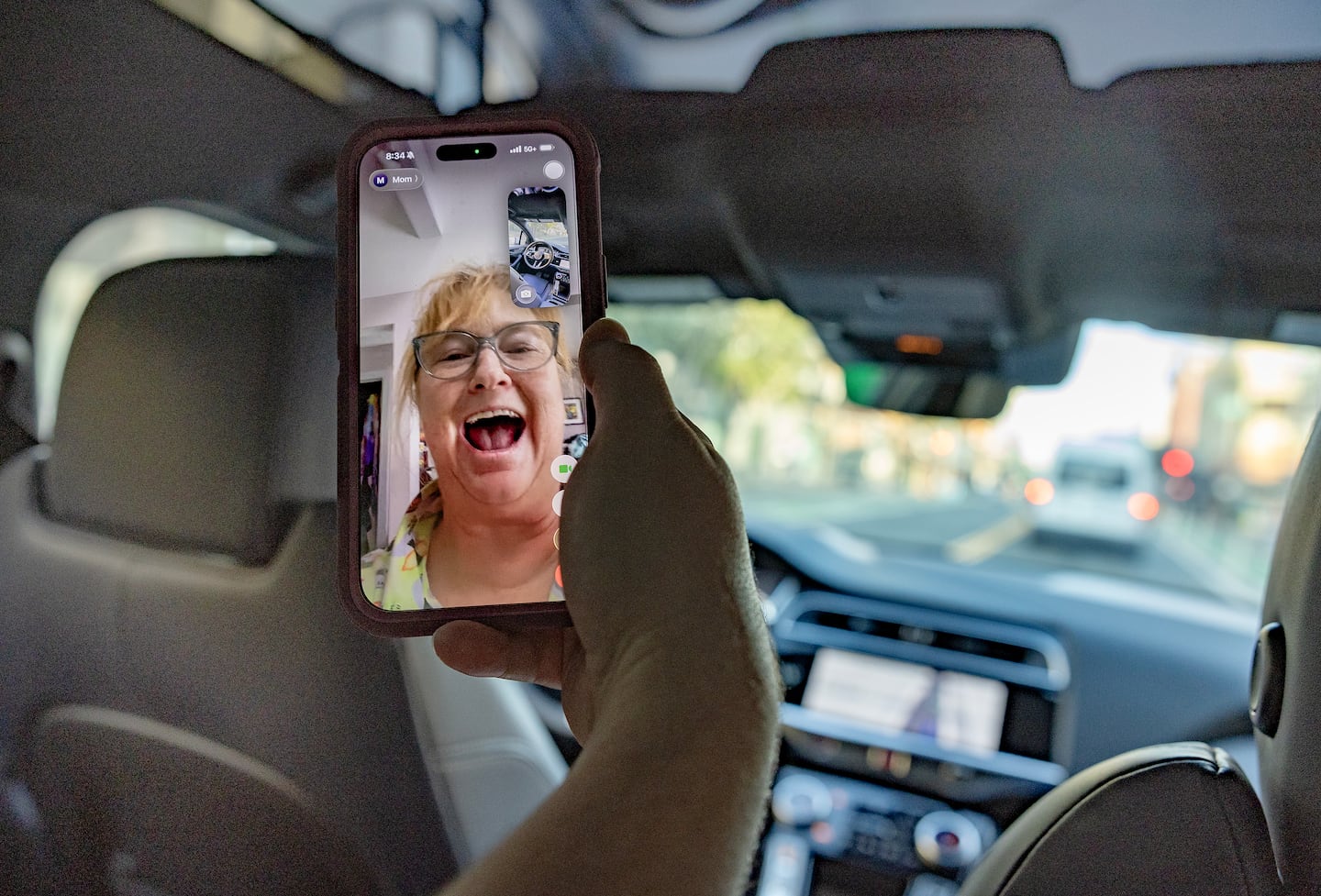 Part of the fun of taking a Waymo is FaceTiming relatives to show them the driverless vehicles in motion on the streets of San Francisco.
