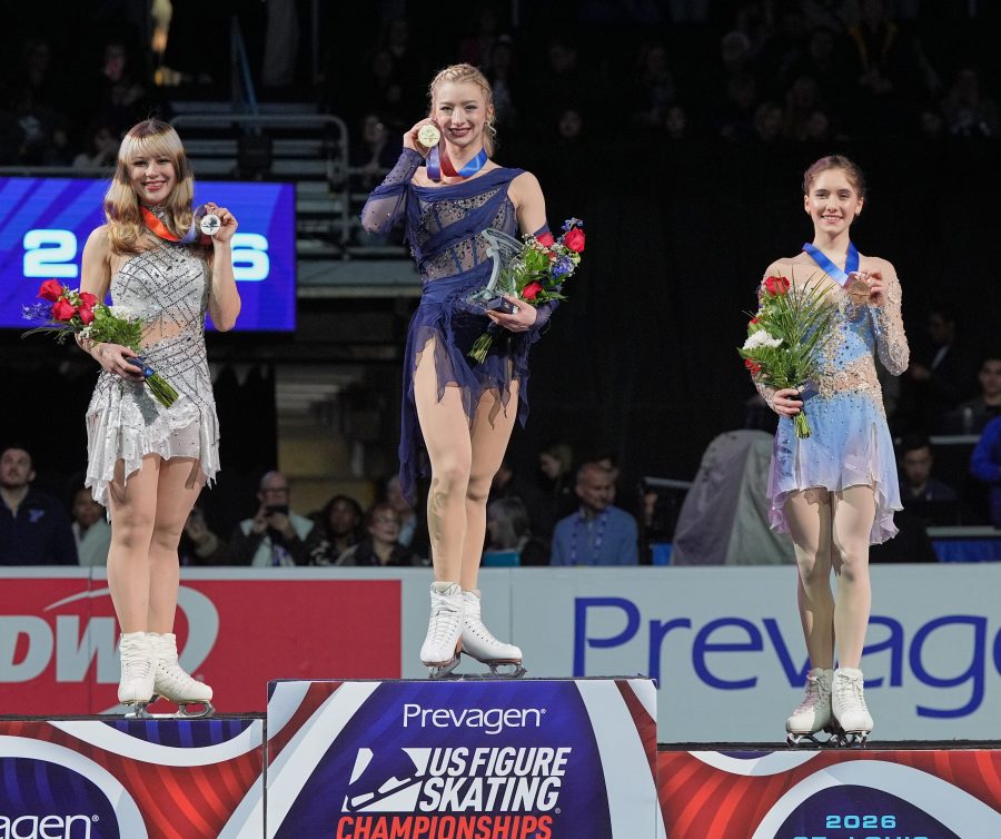 Alysa Liu, Amber Glenn, and Isabeau Levito