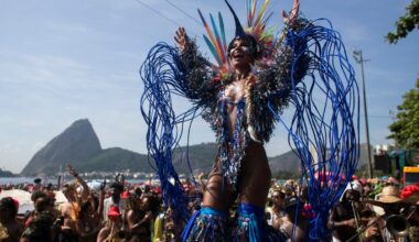 Rio cops in ‘Money Heist’ masks catch Carnival phone thieves – NBC Los Angeles