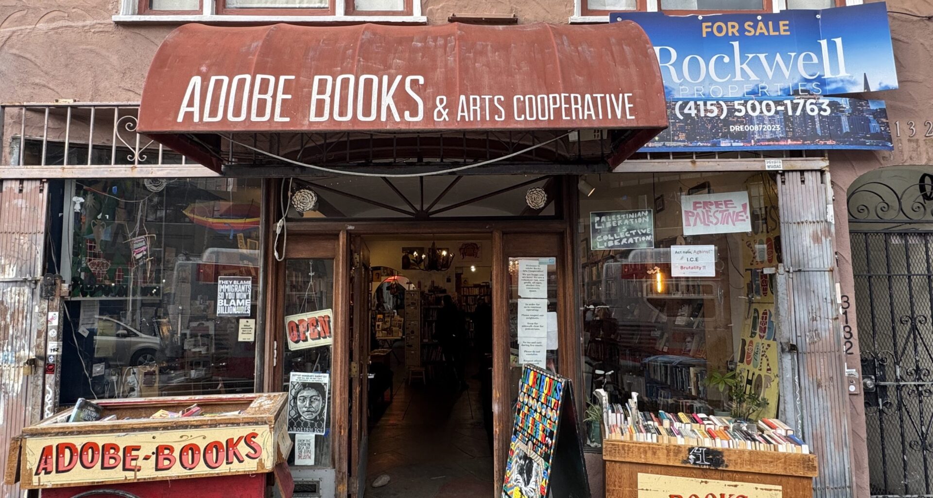 Is Adobe Books building for sale? No. Actually, yes