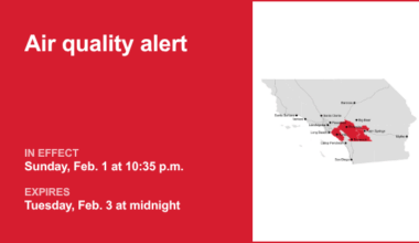 Air quality alert in place for Orange County until early Tuesday – Orange County Register